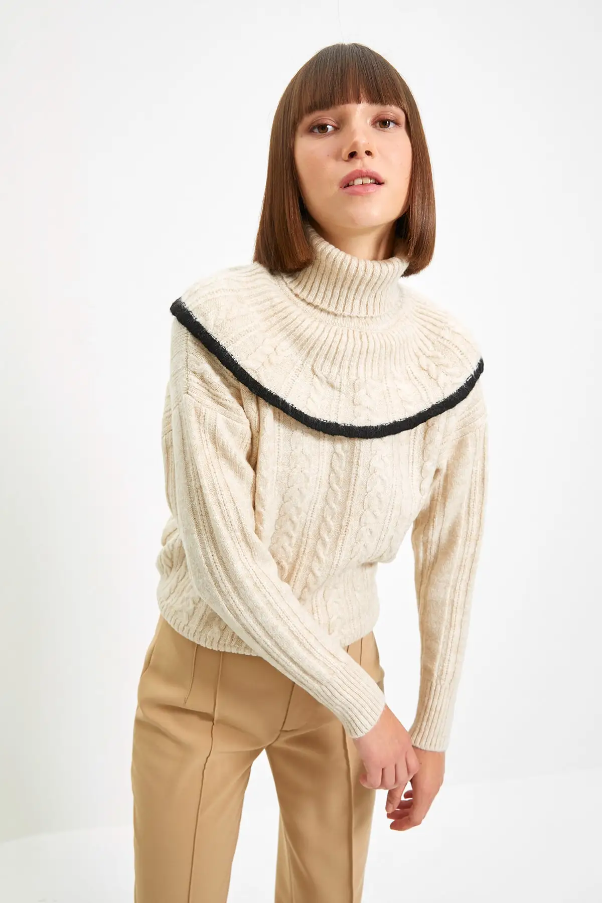 Trendyol Turtleneck Knitwear Sweater TWOAW22KZ1106
