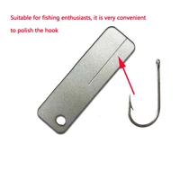 mini fishing hook diamond sharpener portable edc pocket outdoor fishing grinding hook whetstone sharpener tools accessories
