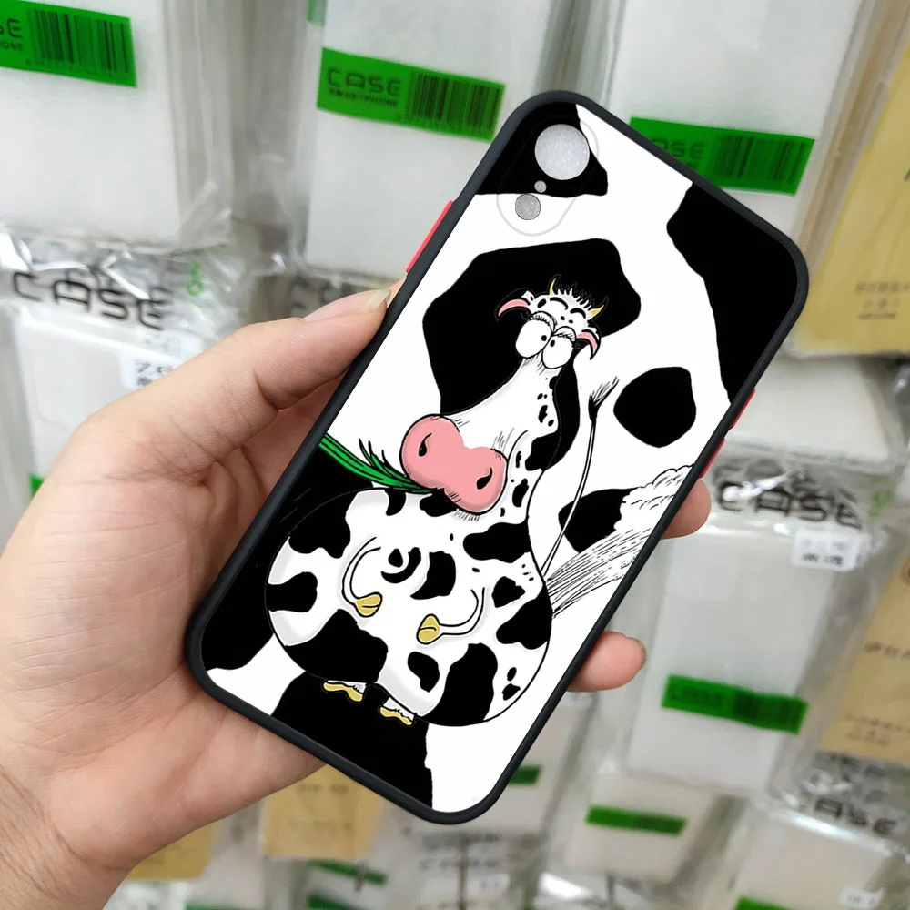 Новый тренд простой белый черный чехол для телефона из коровьей кожи iPhone 16 15 14 11 12