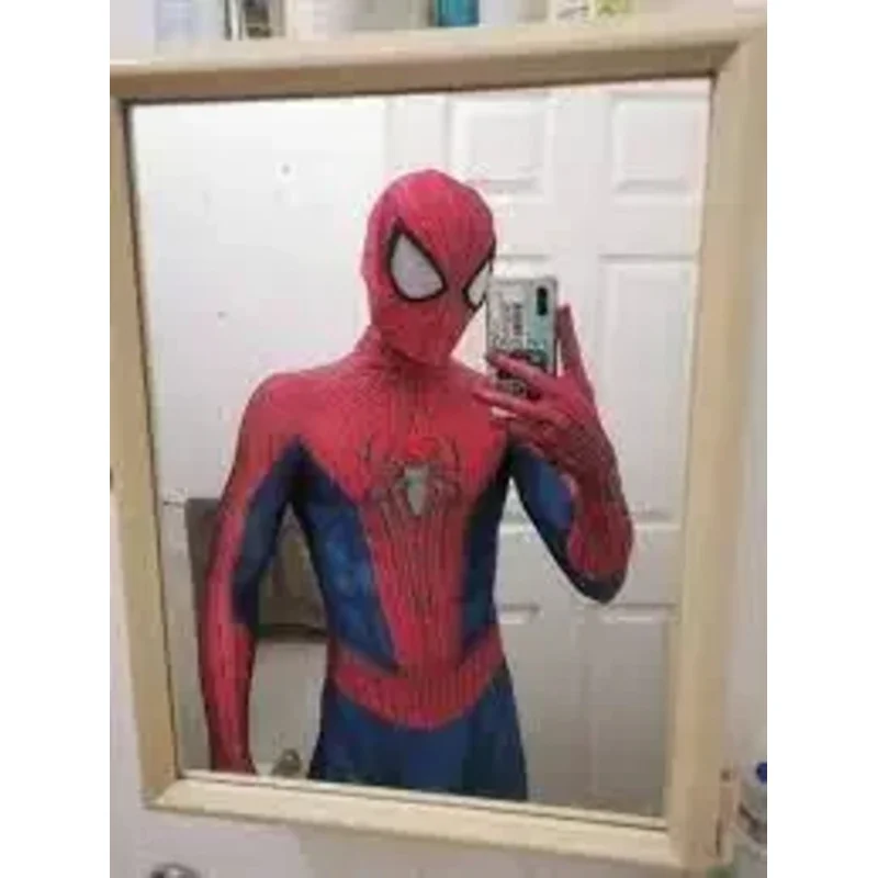 Фото ❤ ❤ Костюм для косплея на Хэллоуин TASM 2, костюм супергероя для взрослых и детей, костюм Zentai для мужчин и мальчиков, мужской комбинезон-боди ❤ №3