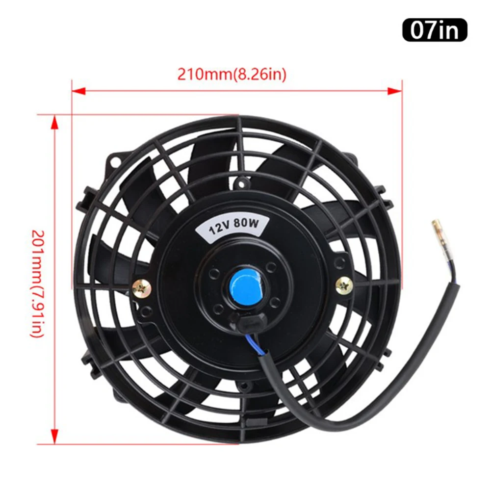 

Electric Radiator Cooling Fan 12V 80W Push/Pull Electric Radiator Intercooler Slim Fan Engine Cooling Kit Home Improvement