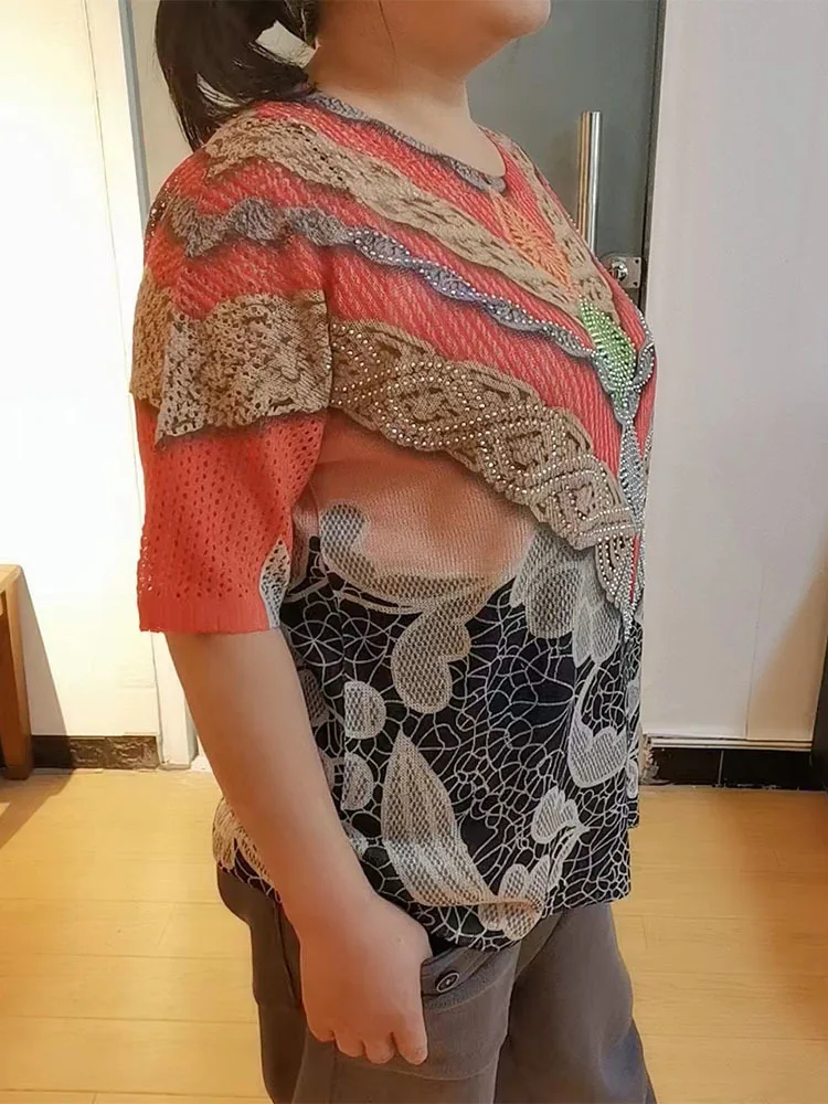 Max LuLu 2023 летняя одежда женские модные свободные футболки с принтом и бриллиантами