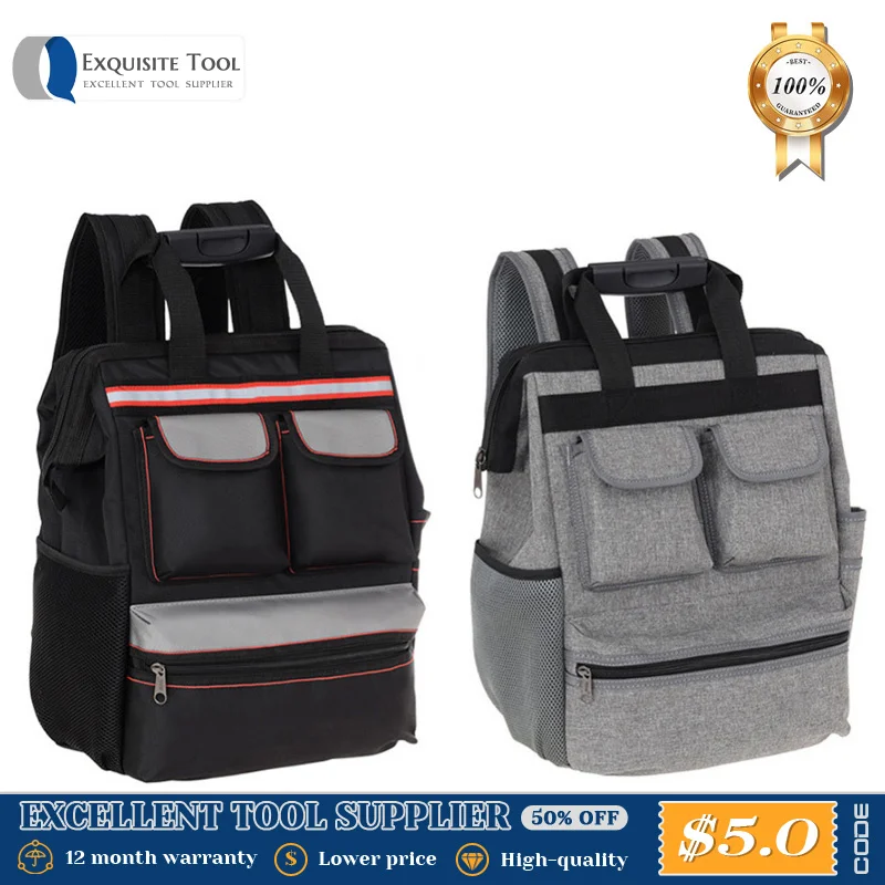 MPT Shoulder Tool Bag Backpack Elevator Repair Belt Hardware Kit Organizer Oxford Cloth Canvas Travel Bags Electrician Work Bag