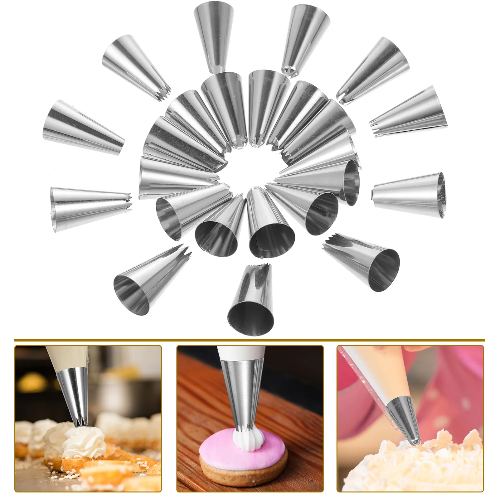 50 шт. набор насадок для кондитерских мешков насадки украшения торта сумки