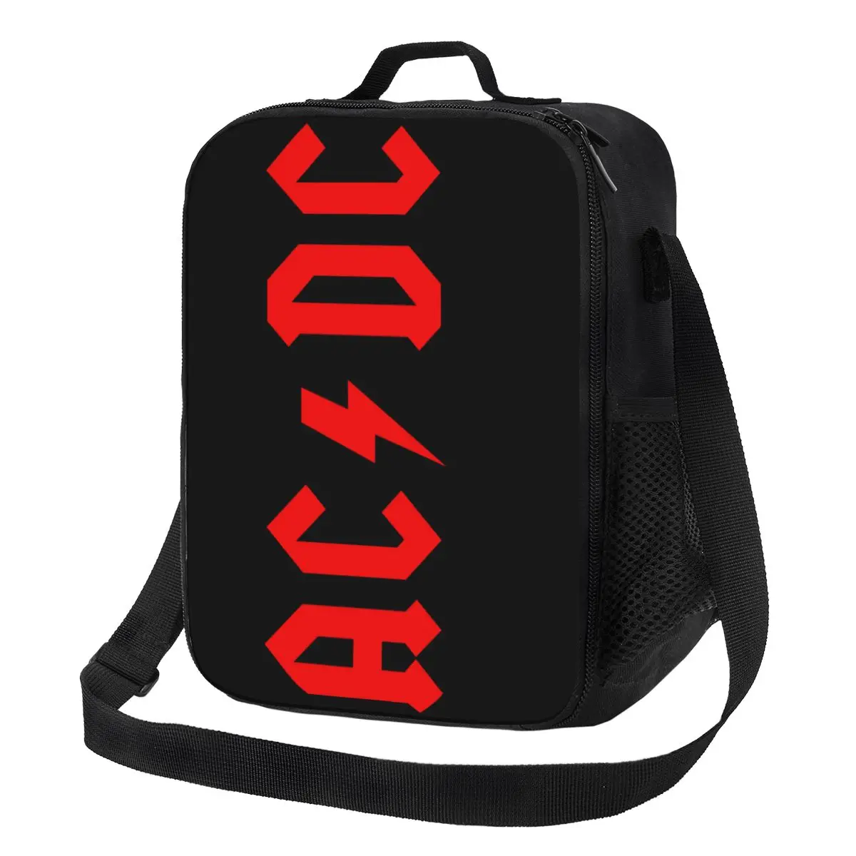 

Индивидуальная сумка для ланча Rock AC DC, Женский теплоизолированный Ланч-бокс для студентов и школ