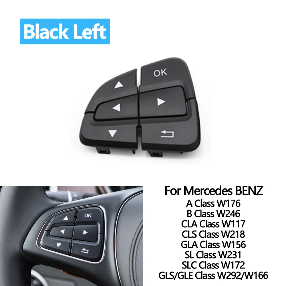 

W172 W246 W218 W156 W292 W166 Автомобильная Многофункциональная кнопка управления рулевым колесом для Mercedes BENZ A B CLS GLS GLE Class