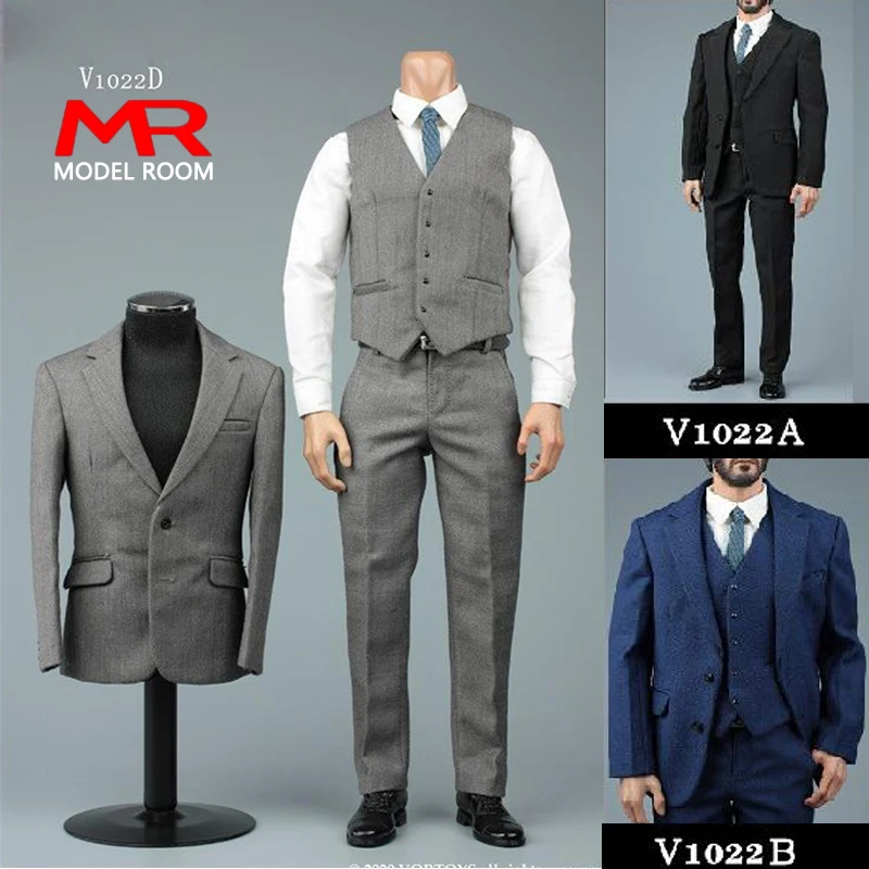 Фото VORTOYS V1022 1/6 мужской костюм, комплект деловой одежды, модель одежды джентльмена, подходит для 12-дюймовой фигурки солдата, тело куклы №1