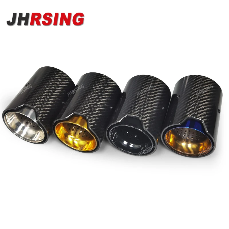 

1Piece Glossy/Matte Carbon Fiber Exhaust Tip Stainless Steel Muffler For BMW M Series 1 2 3 4 5 6 7 8 M Series Pipe Nozzle