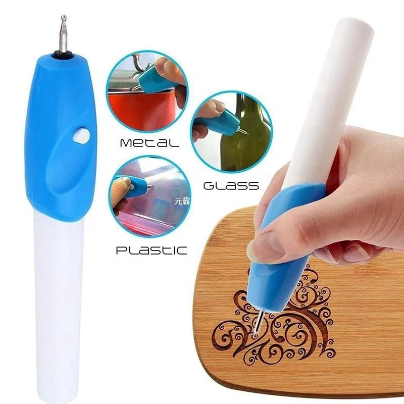 Mini Carving Etching Pen Rotary Tool Graver Rotary Tool Handheld Electric Engraving Chisel Tool Engraver for Woodworking