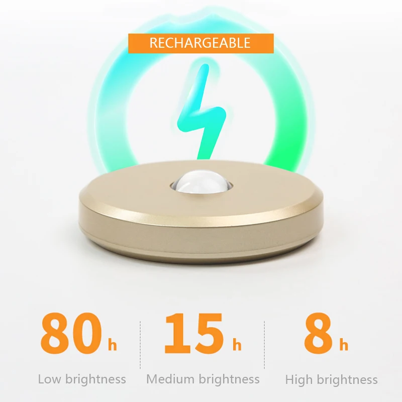 Led Rechargeable Spotlights Wireless RC Ambient Shadow Light Magnetic Handheld Lamp Cabinet Display Case Lattice Lamps Induction images - 6