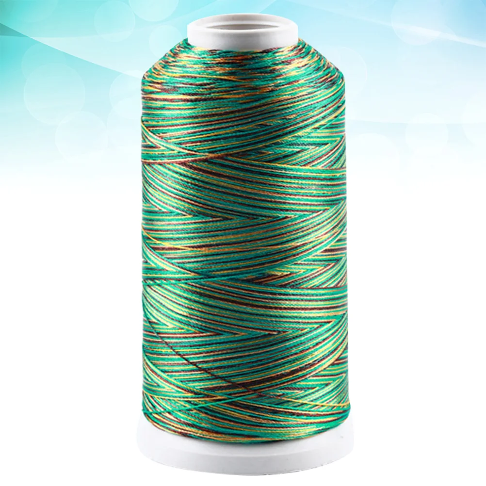 3-прядная швейная нить катушка набор из ледяного шелка полиэстеровая вышивальная