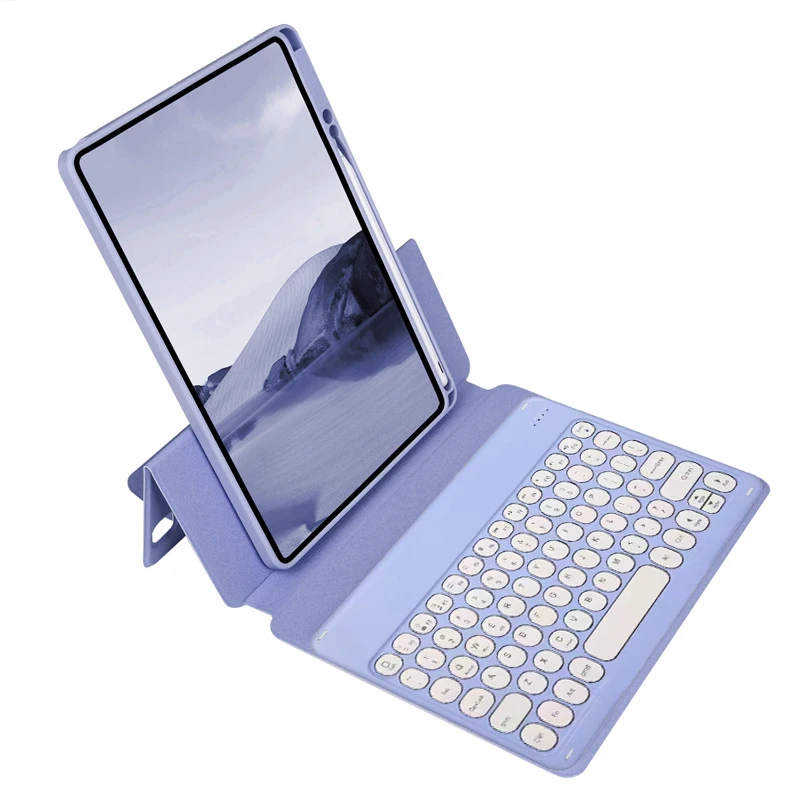

For IPad Air 4 10.9 4th Wireless Keyboard Tablet Case for IPad Air 2022 5th Generation Russian Spanish Korean Keyboard Cover+Pen