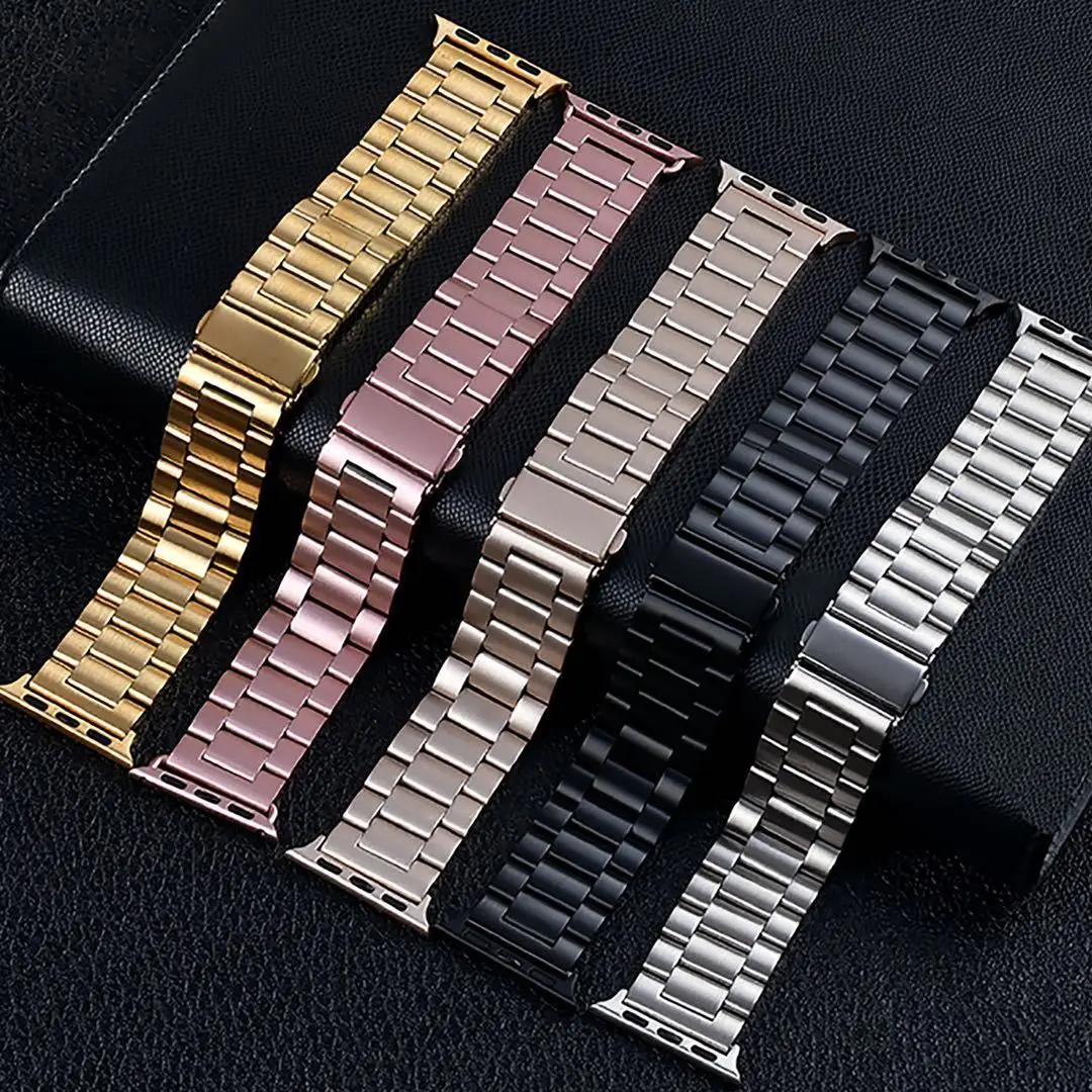 Metal Strap for Apple Watch Band 49mm 45mm 41mm 44mm 42mm 40mm Stainless Steel Bracelet iWatch Ultra 8 7 6 5 4 3 SE Accessories