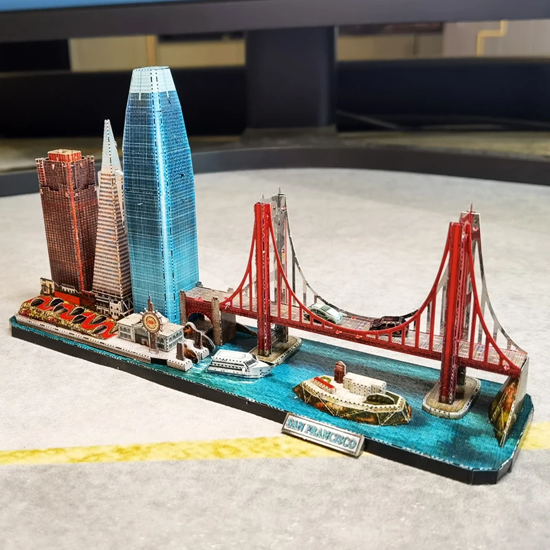 Металлическая Сборная модель 3D Трехмерная головоломка стальная |