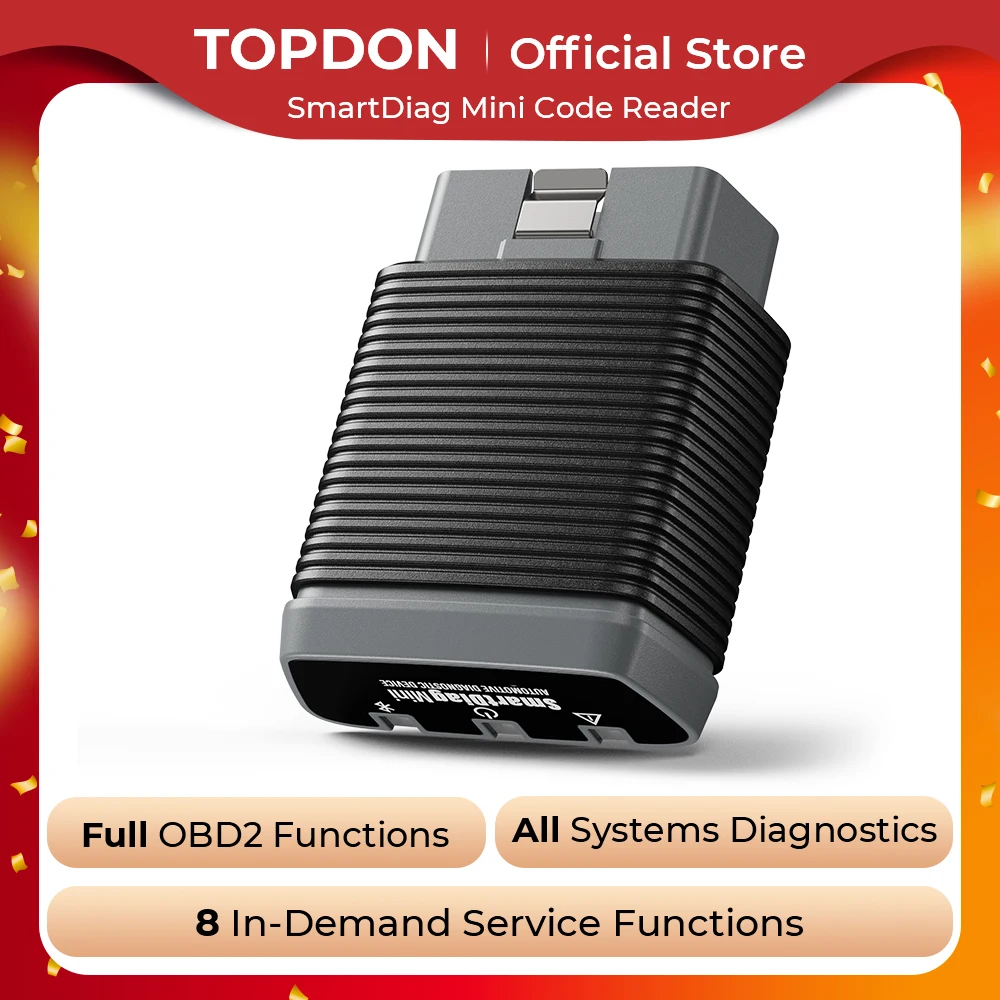 ΠΠΈΠ°Π³Π½ΠΎΡΡΠΈΡΠ΅ΡΠΊΠΈΠΉ ΡΠΊΠ°Π½Π΅Ρ Topdon SmartDiag Mini OBD2, Bluetooth-ΡΡΡΡΠΎΠΉΡΡΠ²ΠΎ Π΄Π»Ρ ΡΡΠΈΡΡΠ²Π°Π½ΠΈΡ ΠΊΠΎΠ΄ΠΎΠ², DPF SAS EPB 15 ΠΠΈΠ°Π³Π½ΠΎΡΡΠΈΡΠ΅ΡΠΊΠΈΠΉ ΡΠΊΠ°Π½Π΅Ρ Topdon SmartDiag Mini OBD2, Bluetooth-ΡΡΡΡΠΎΠΉΡΡΠ²ΠΎ Π΄Π»Ρ ΡΡΠΈΡΡΠ²Π°Π½ΠΈΡ ΠΊΠΎΠ΄ΠΎΠ², DPF SAS EPB 15