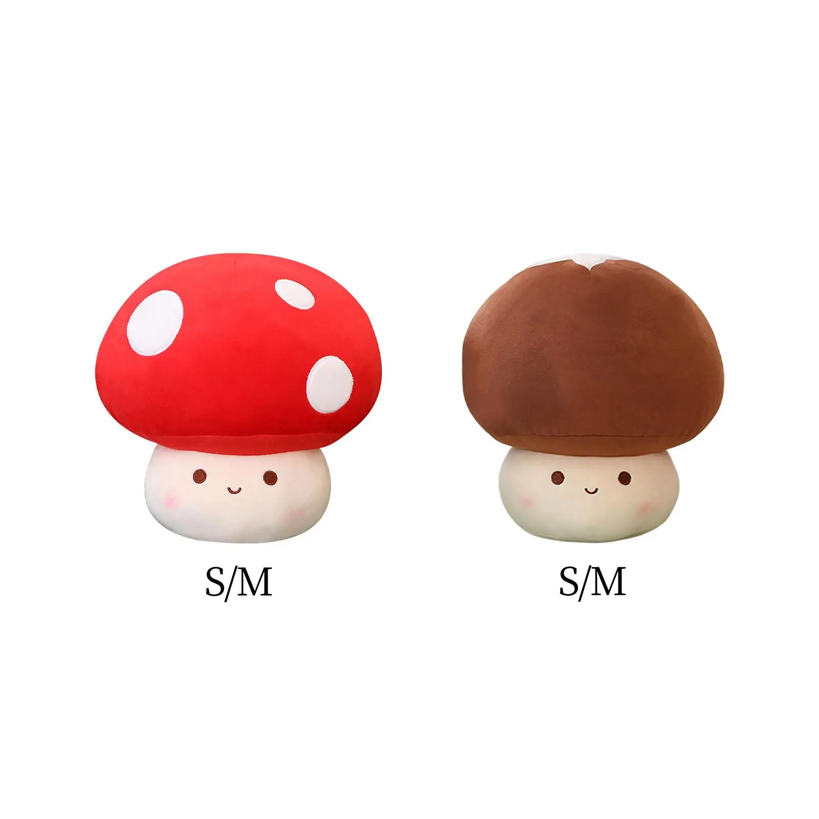 

Stuffed Mushroom Plush Toy Soft Sofa Pillow Cuddly Present Adorable for car