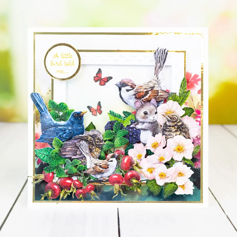 Животное птица металл Амелия цветы перья вырубные штампы силиконовые трафарет