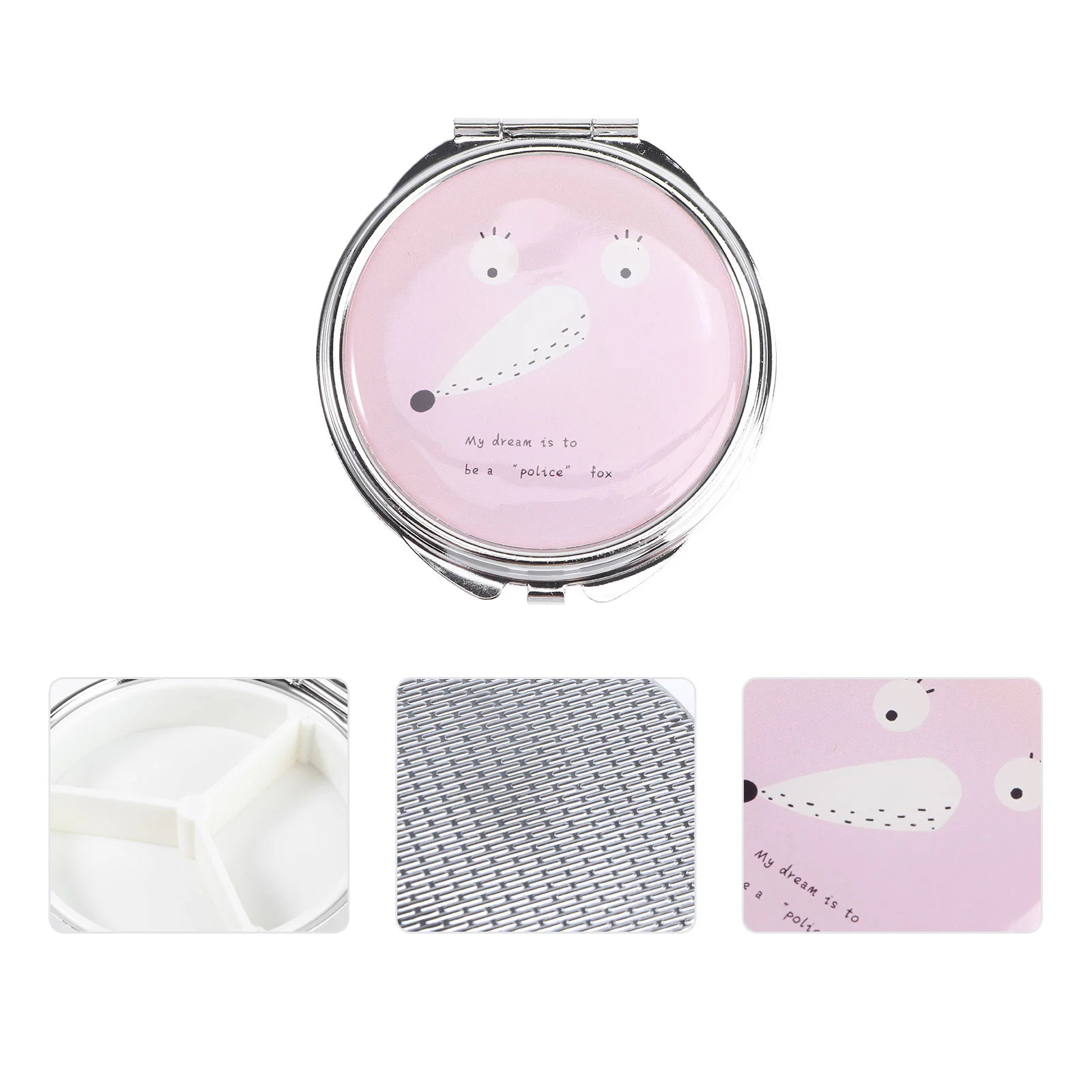 

Box Organizer Case Medicine Travel Dispenser Organiser Storage Container Round Containers Portable Daydailyholder Organisers