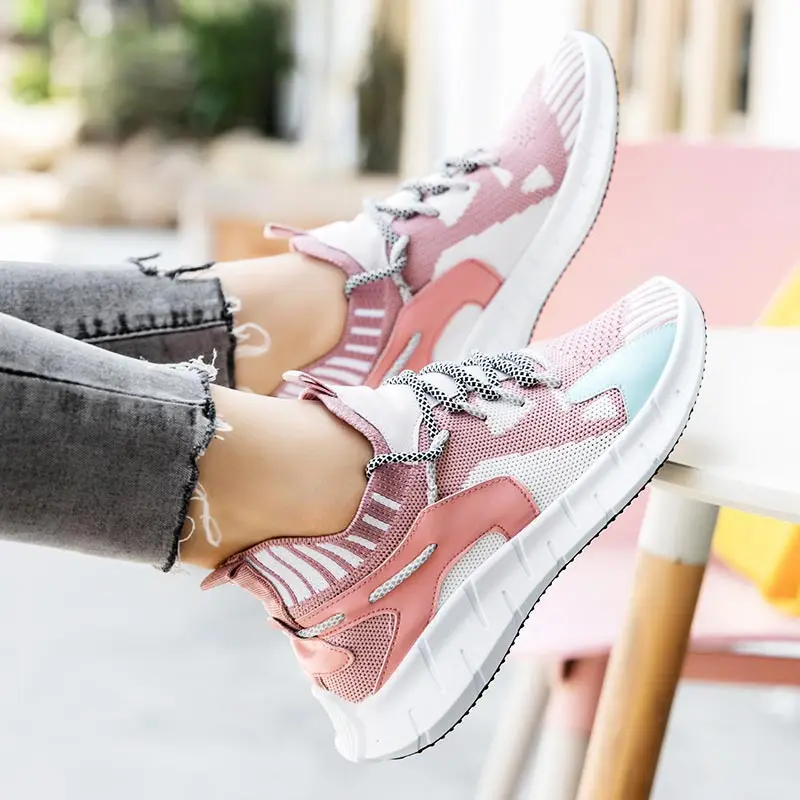 

Повседневные женские кроссовки без шнуровки, спортивная обувь, женские кроссовки, тренировочные женские кроссовки, красная женская спорти...