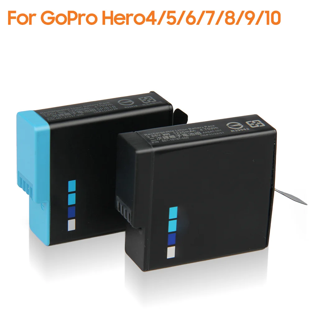 

Запасная батарея 335-06532-000 AHDBT-401 SPJB1B SPBL1B для GoPro Hero 4 8 6 7 5 10 9 Hero 8 Hero9 Hero7 Hero6 Hero5