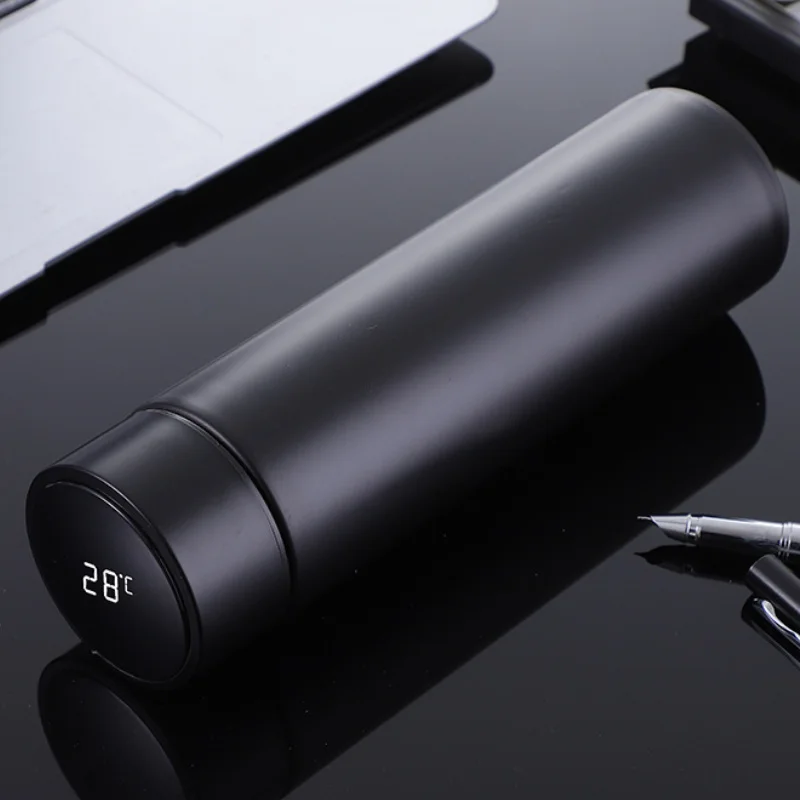 

500ML Intelligent Digital Thermos Water Bottle Touch Display Temperature Stainless Steel Insulated Bottle Garrafa Termica Agua