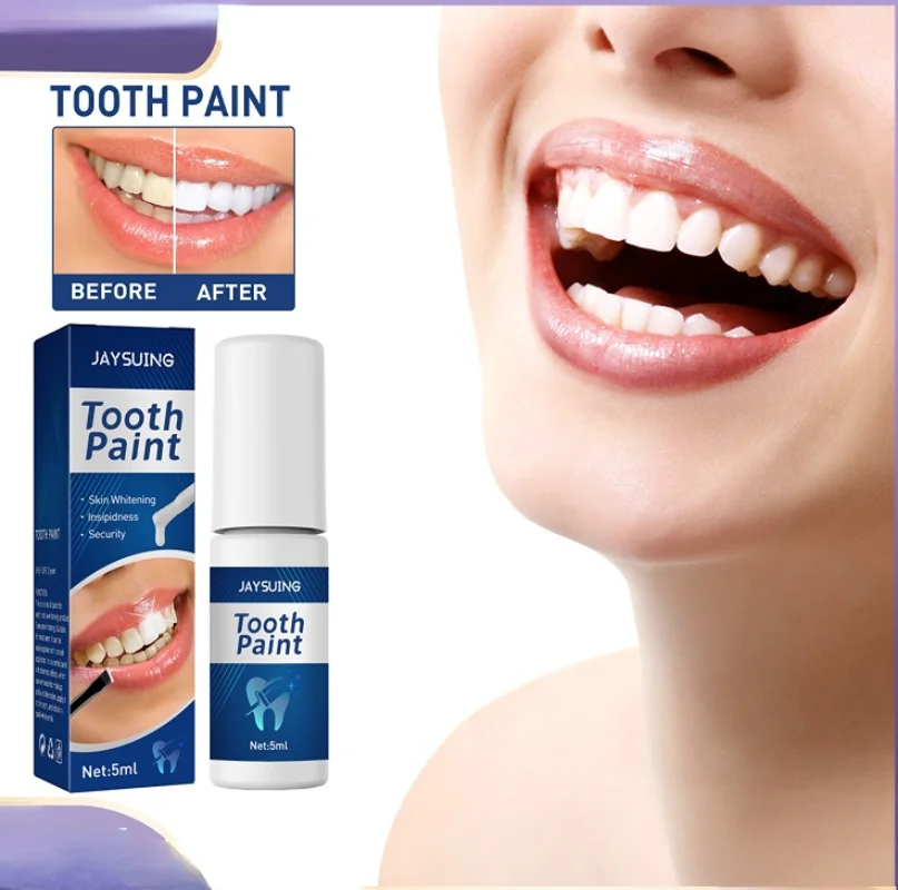 

5ml Tooth Whitening Paint Brightening Easy To Use Effective Cleaning Teeth Polish Tooth Bright White Paint