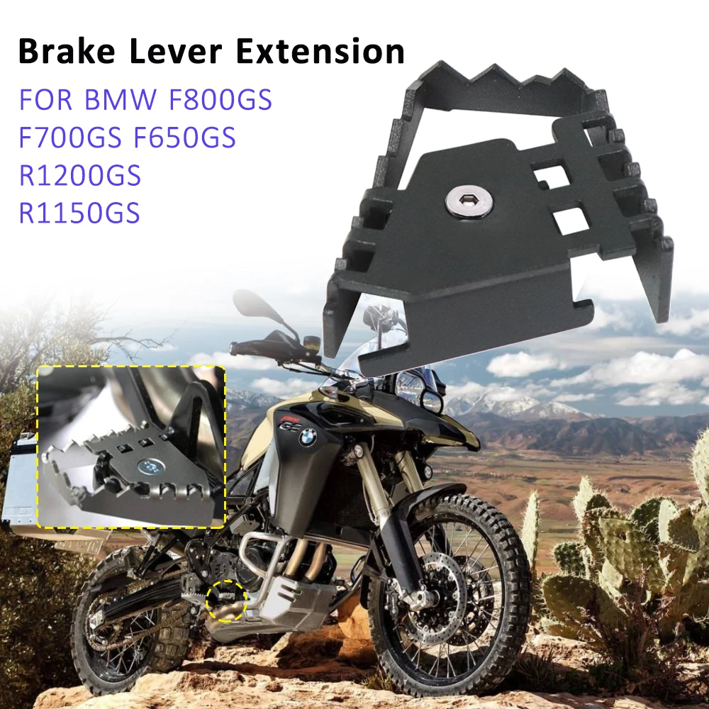 Rear Foot Brake Lever Pedal Enlarge Extension Pad Extender for Bmw F800GS F700GS R1200GS F650GS R1150GS Motorcycle Accessories |