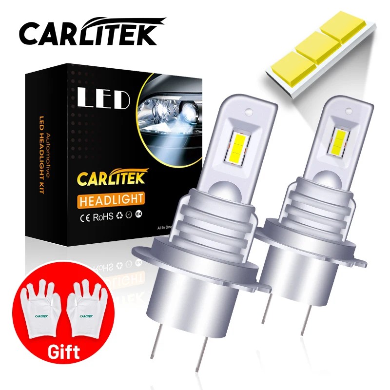 

2 шт., Автомобильные светодиодные лампы H7 100 лм 9005 Вт H4 H1 H11 H8 9006 HB3 6000 HB4