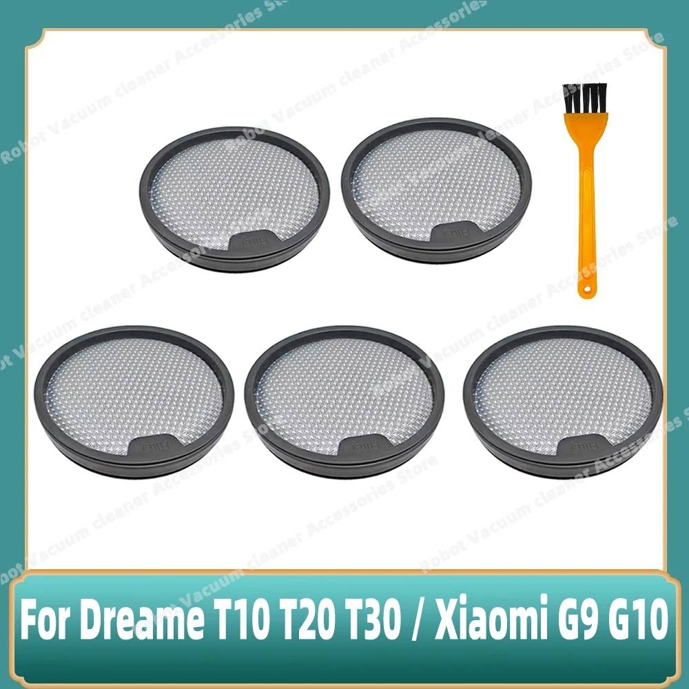 

Предварительный фильтр для Dreame T10 T20 T30 Xiaomi G9 G10, ручной пылесос, подметальная машина, моющиеся детали, запасные аксессуары