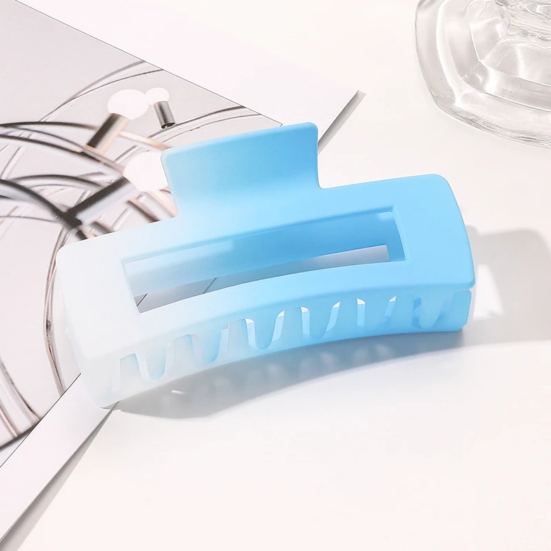 

Градиентный цвет матовые большие заколки для волос зажим для густых волос женские головные уборы Harpins большая заколка для волос зажим голов...