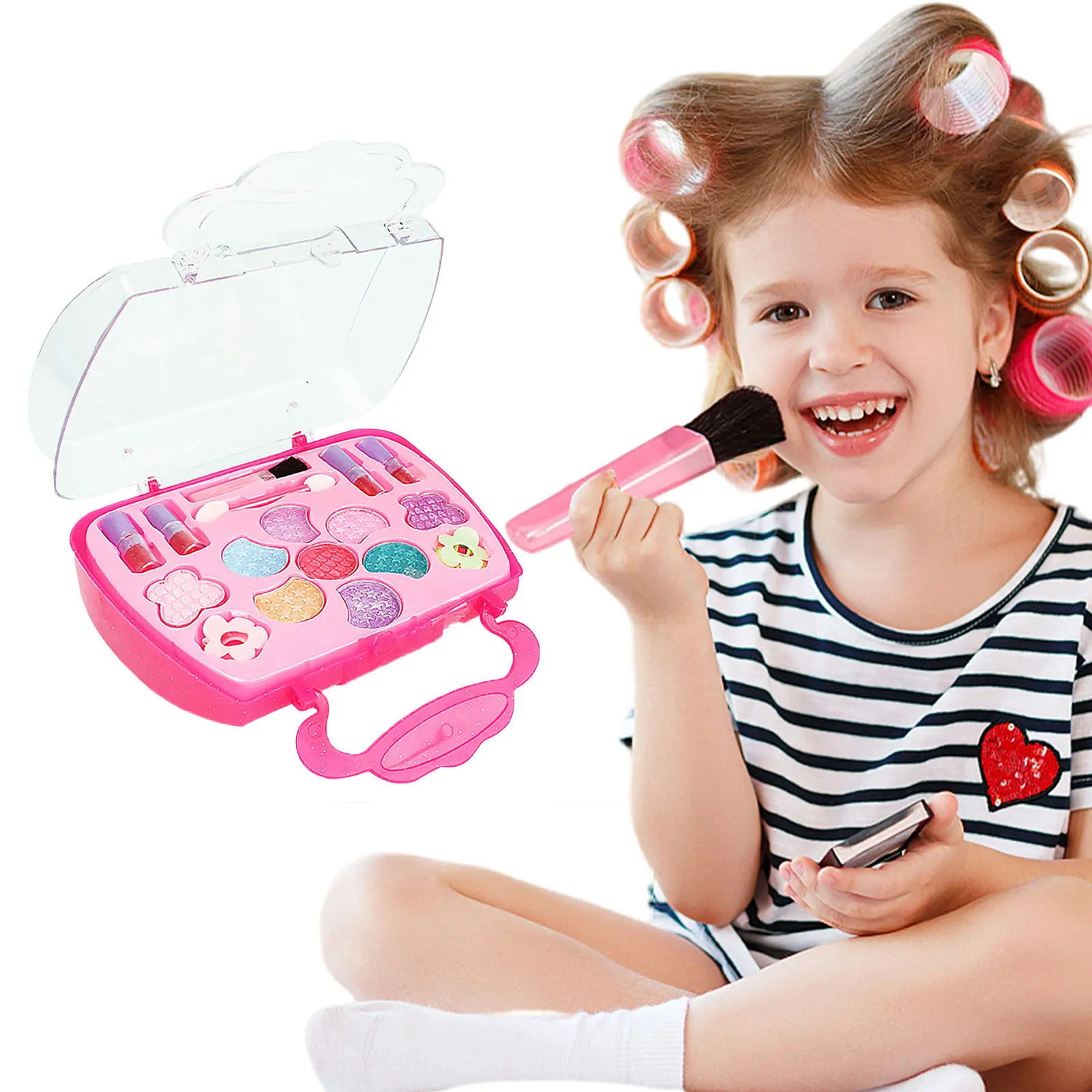 

Girls Makeup Kits Makeup Kit For Girls Soft To Skin Easy To Wash Princess Makeup Set Toys For Girls 8-12 Years Old