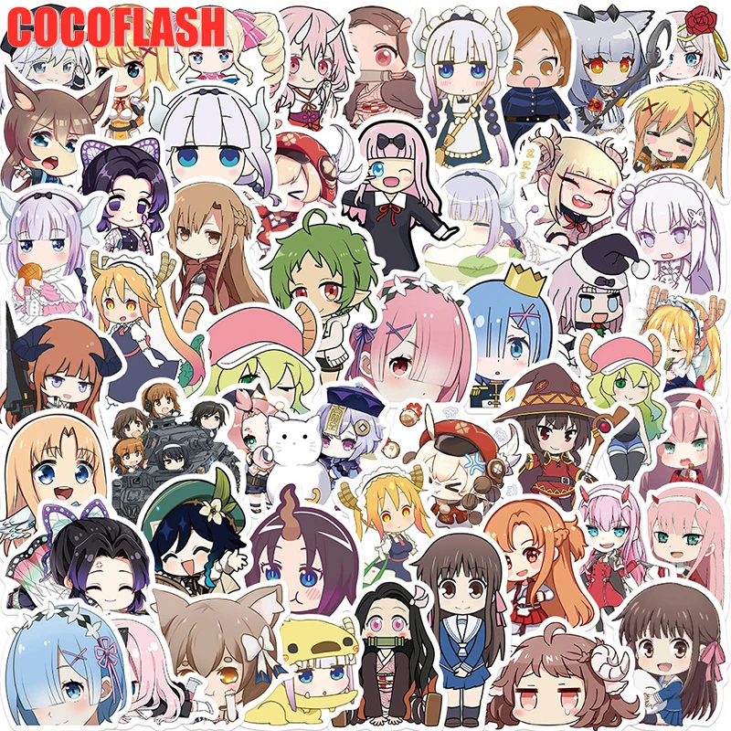 

10/50 шт./партия, наклейки для ноутбука, телефона, скейтборда