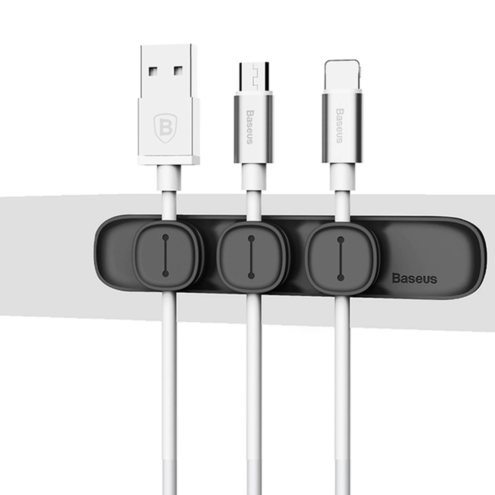 

Магнитный лоток для хранения данных, емкость для хранения данных USB, кремниевый гибкий органайзер для проводов мыши