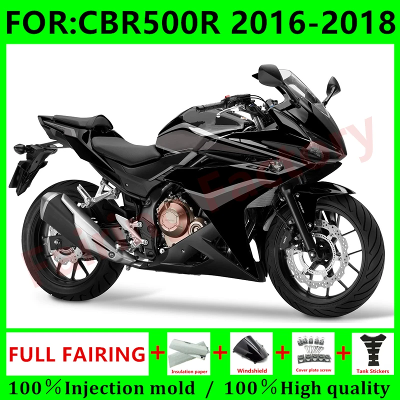

Новый комплект обтекателей для мотоцикла ABS подходит для CBR500RR 2016 2017 2018 CBR500 RR CBR500R