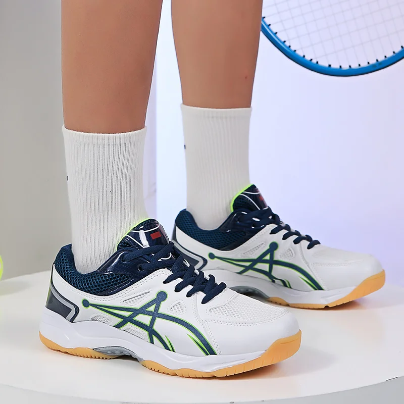 Professional Breathable Men's Badminton Sneakers Anit-slip Table Tennis Shoes For Men Anti-shock Women Volleyball Sports Shoes