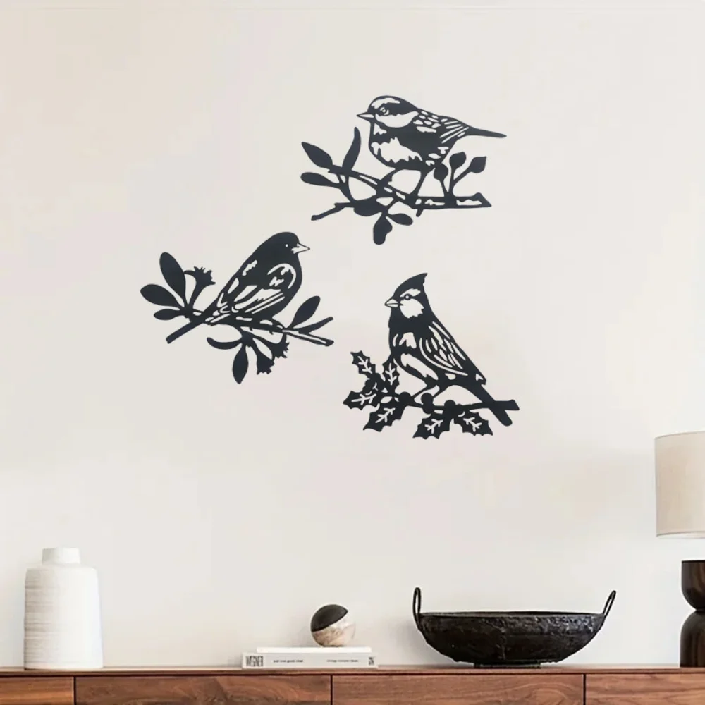 Металлический Настенный Художественный Силуэт Животных И Птиц
