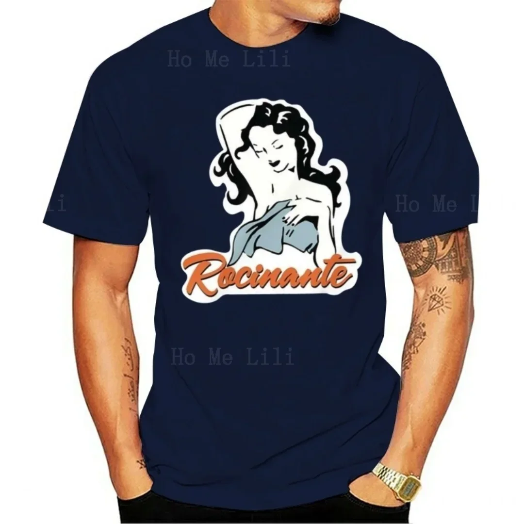 Футболка мужская с логотипом Rocinante тенниска из хлопка повседневная майка принтом