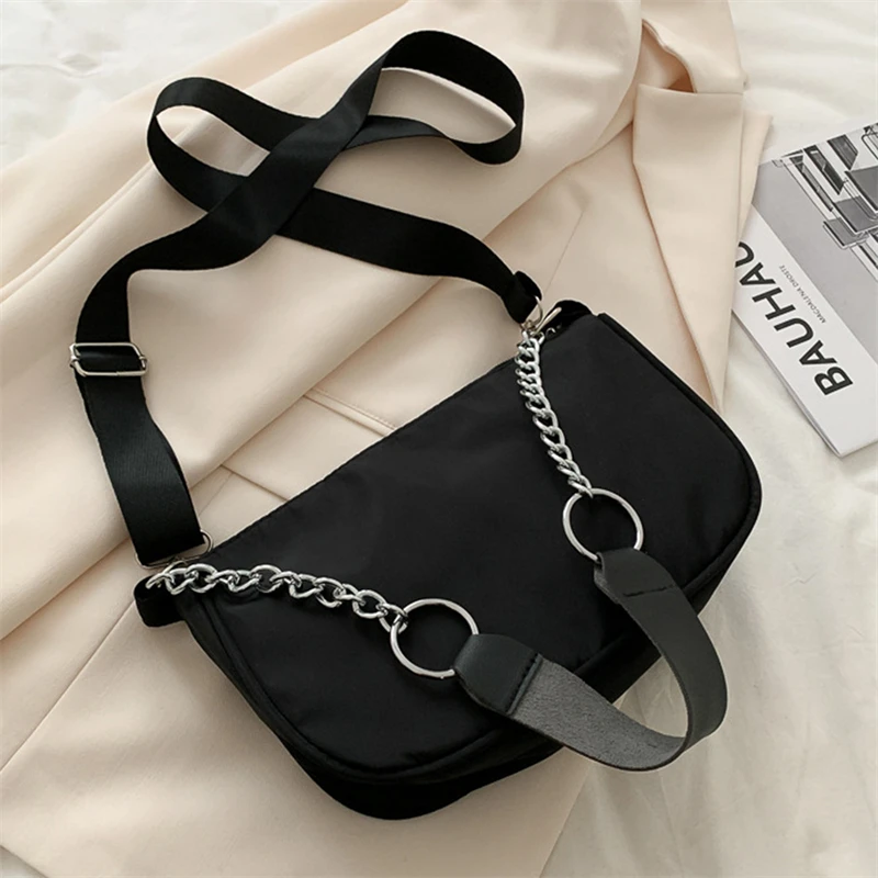 

Популярная модная сумка на плечо, высококачественные сумки, дизайнерские сумки через плечо из ткани Оксфорд для женщин, женская сумка на це...