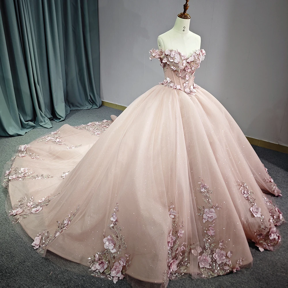 Фото Платья Quinceanera по Международной сюрприз по цене 2024, длина до пола, милая, с короткими рукавами, аппликациями, бисером, платье 15 años №4
