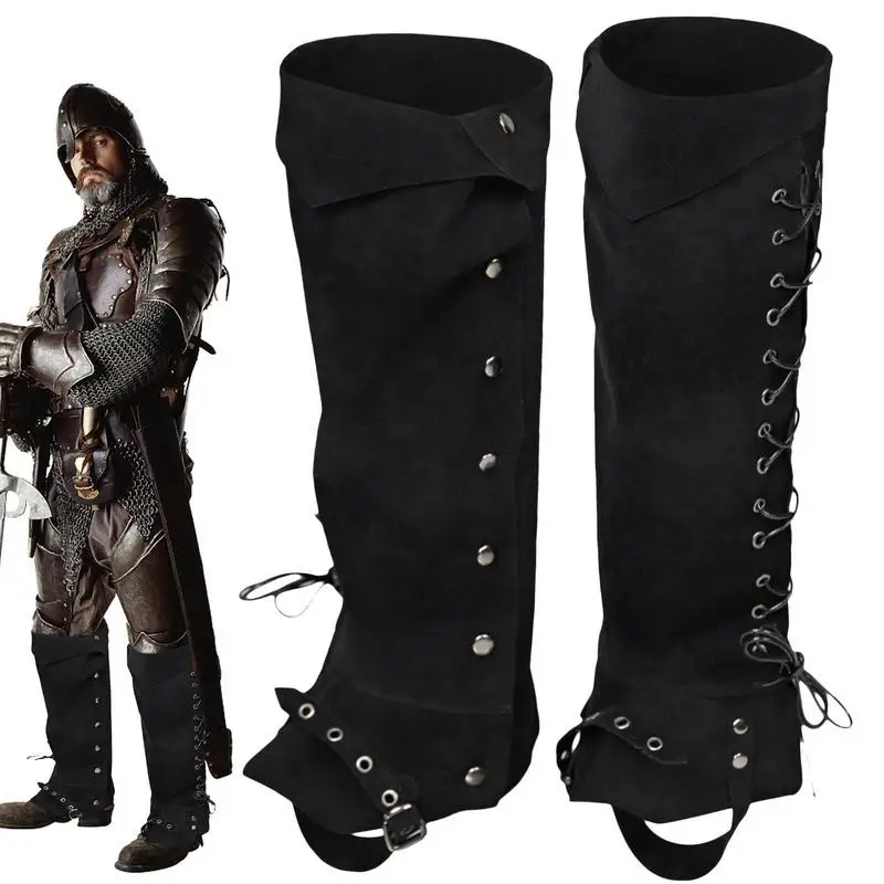 

Pirate Boot Covers Medieval Leg Wraps Medieval Renaissance Steampunk Leg Guards For Knight Halloween Cosplay Costume