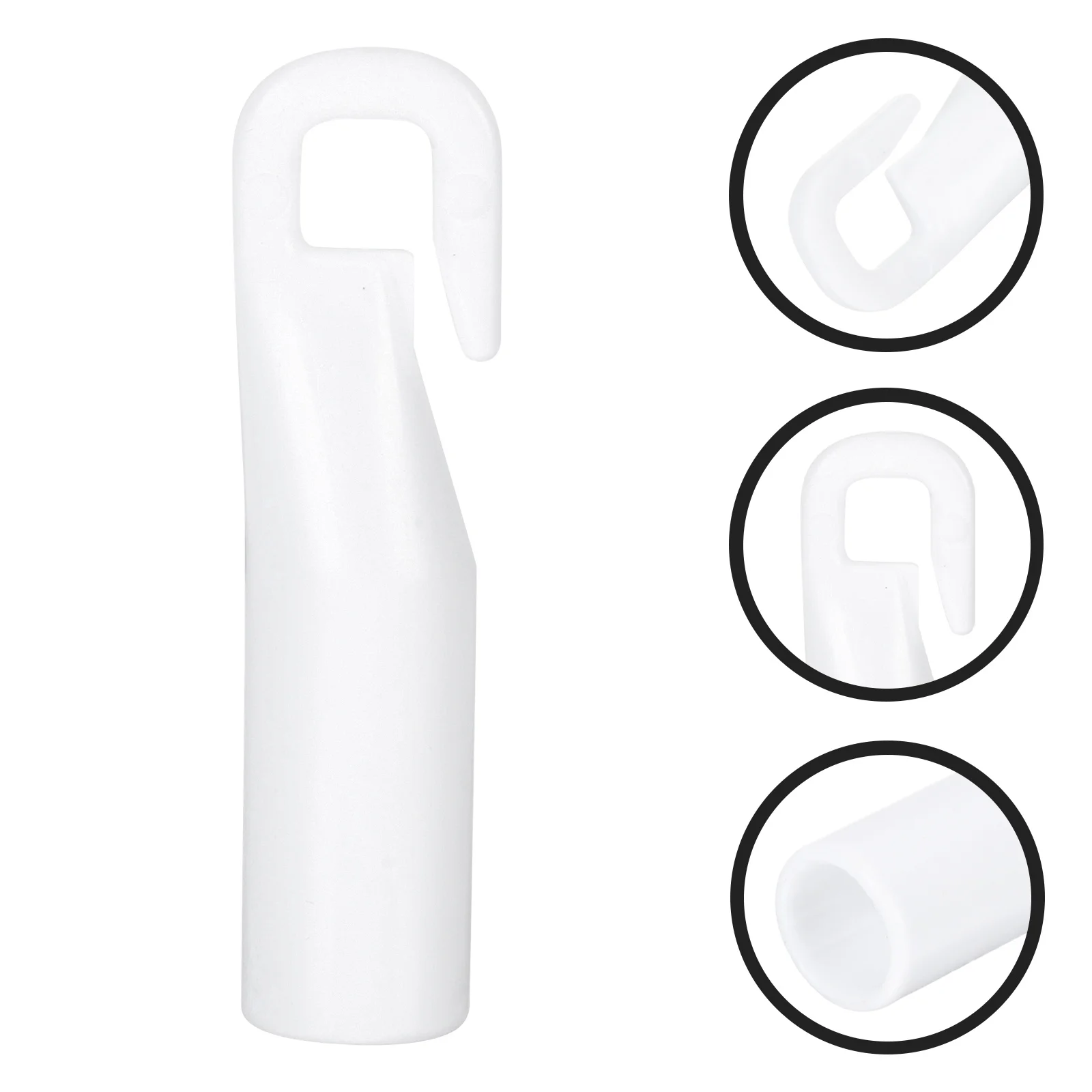 

Pole Hook Plastic Blind Wand White Rod Hooks Unique Shape Curtain Useful Hanger Parts