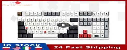 

Universal Easy To Install Cross Shaft Key Cap For 61/87/104/108 Keys Pbt Keycaps Durable Keyboard Key Cap Keyboard Accessories