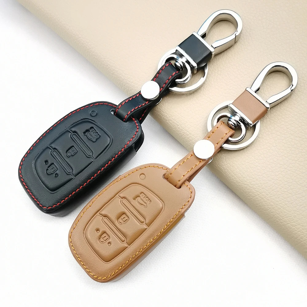 

Новый стильный кожаный чехол для автомобильного ключа для HYUNDAI TUCSON IX35 SOLARIS i25 i30 MISTRA ACCENT защитный чехол