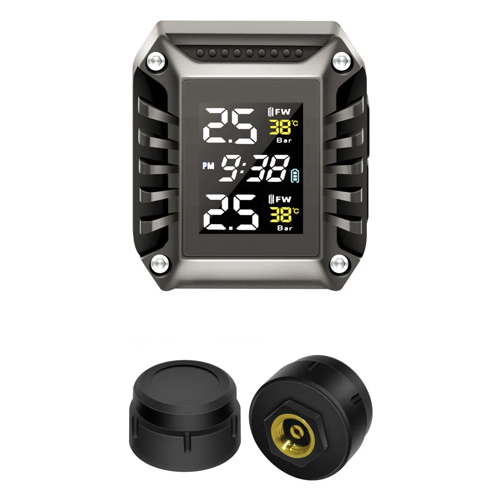 

Система контроля температуры в шинах с ЖК-дисплеем и 2 внешними датчиками