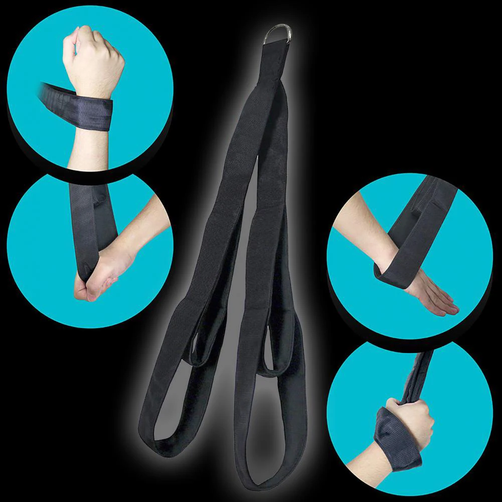 

Abdominal Strap Tricep Rope Portable Webbing Tension Rope Polyester Fitness Tricep Rope Cable for Bodybuilding Strength Training