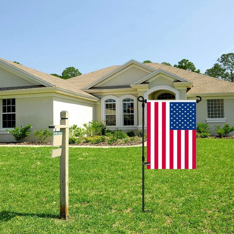 Подставка для садового флага Премиум держатель металлическая Погодостойкая