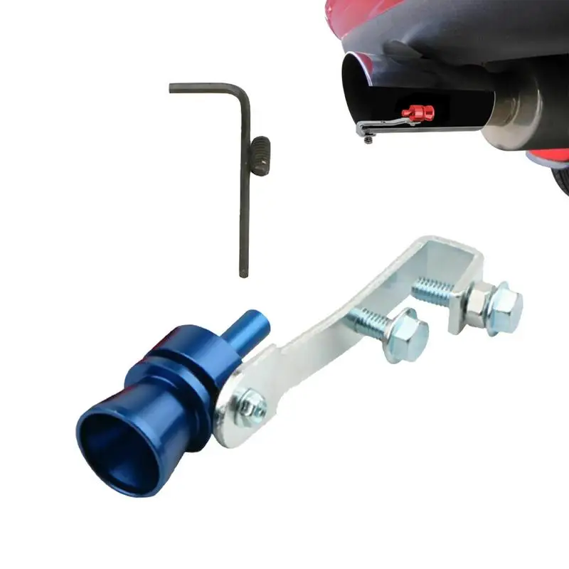 

M Size Muffler Exhaust Pipe Whistle Universal Turbo Sound Whistle Exhaust Pipe Portable Aluminum Alloy Car Turbo Whistle Auto