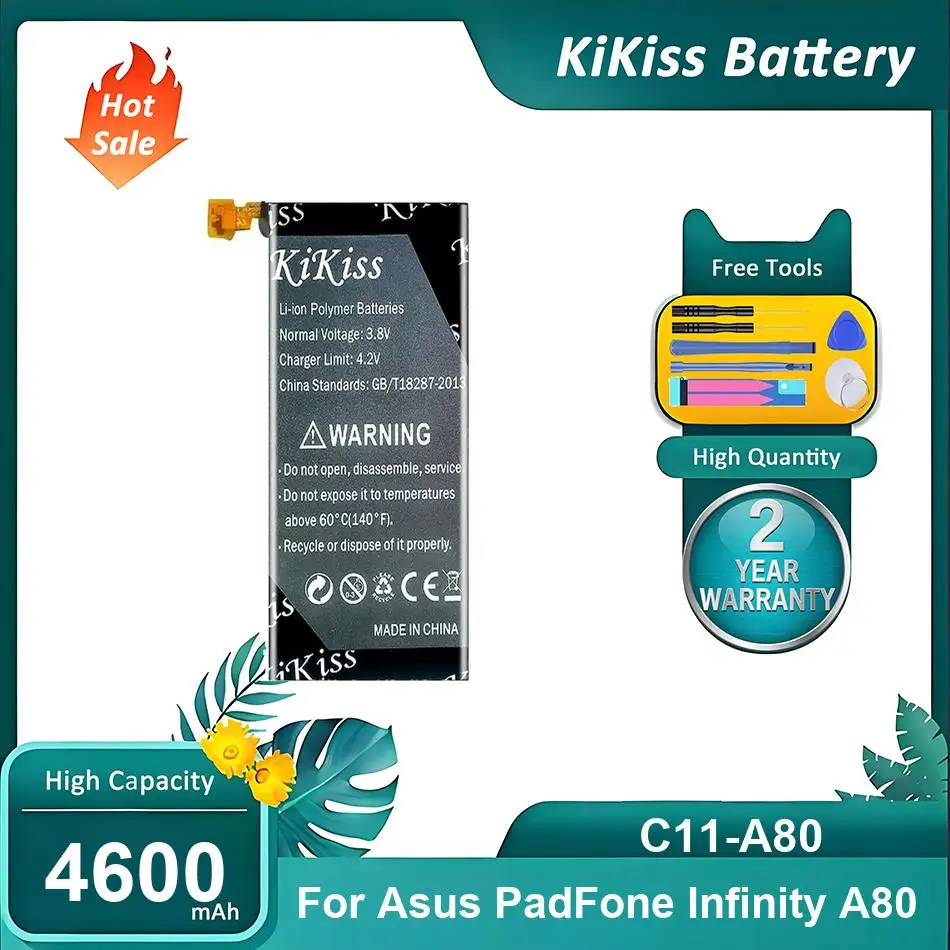 Фото Аккумулятор KiKiss для Asus PadFone Infinity A80,C11-A80,4600 мАч №1