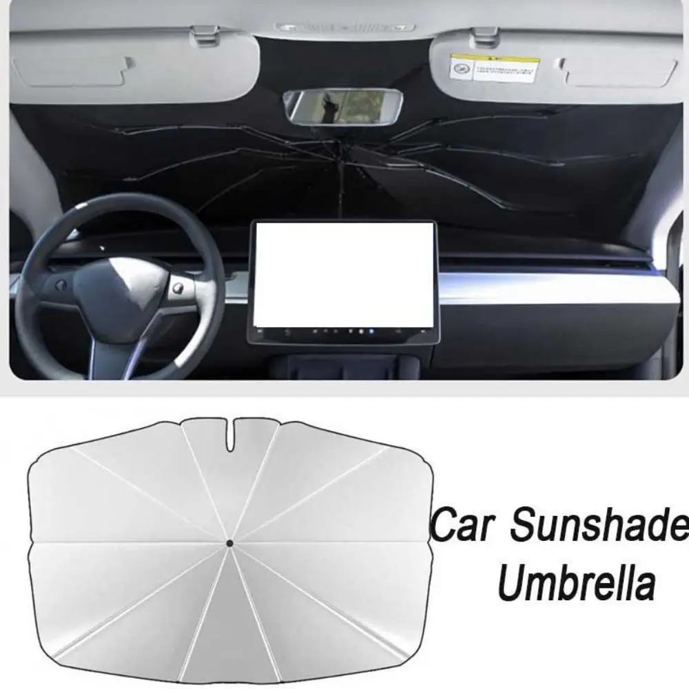 

Windscreen Visor UV Protection Curtain Heat Separation Front Windshield Cover Car Sunshade Umbrella Bendable Parasol
