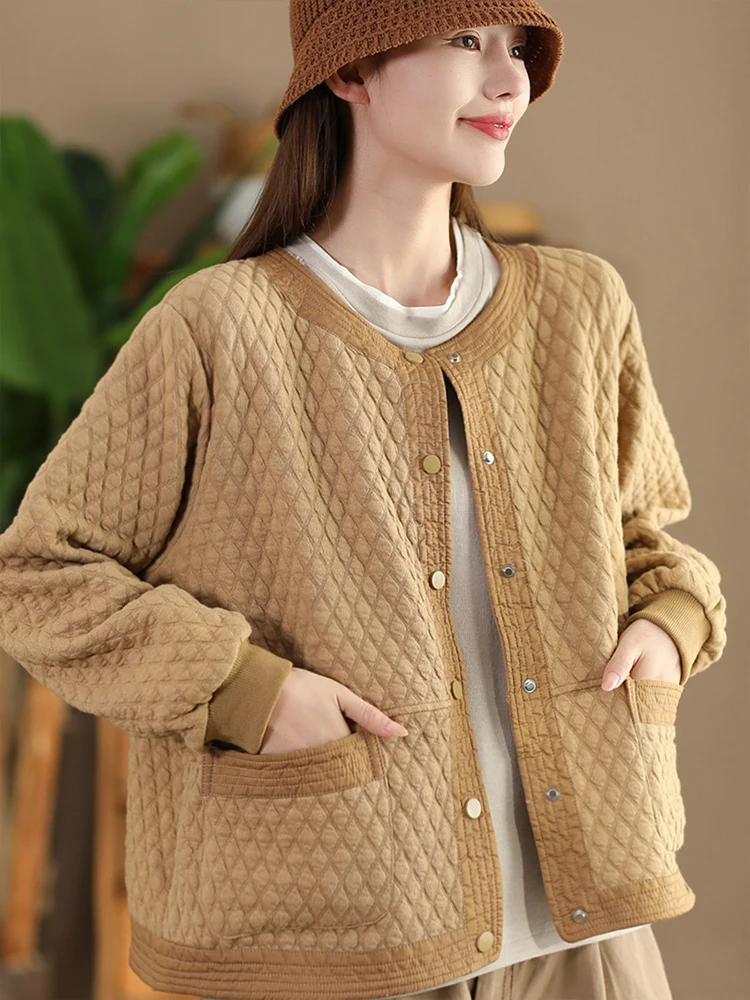 Max LuLu 2024 стеганые классические женские зимние куртки роскошные модные винтажные